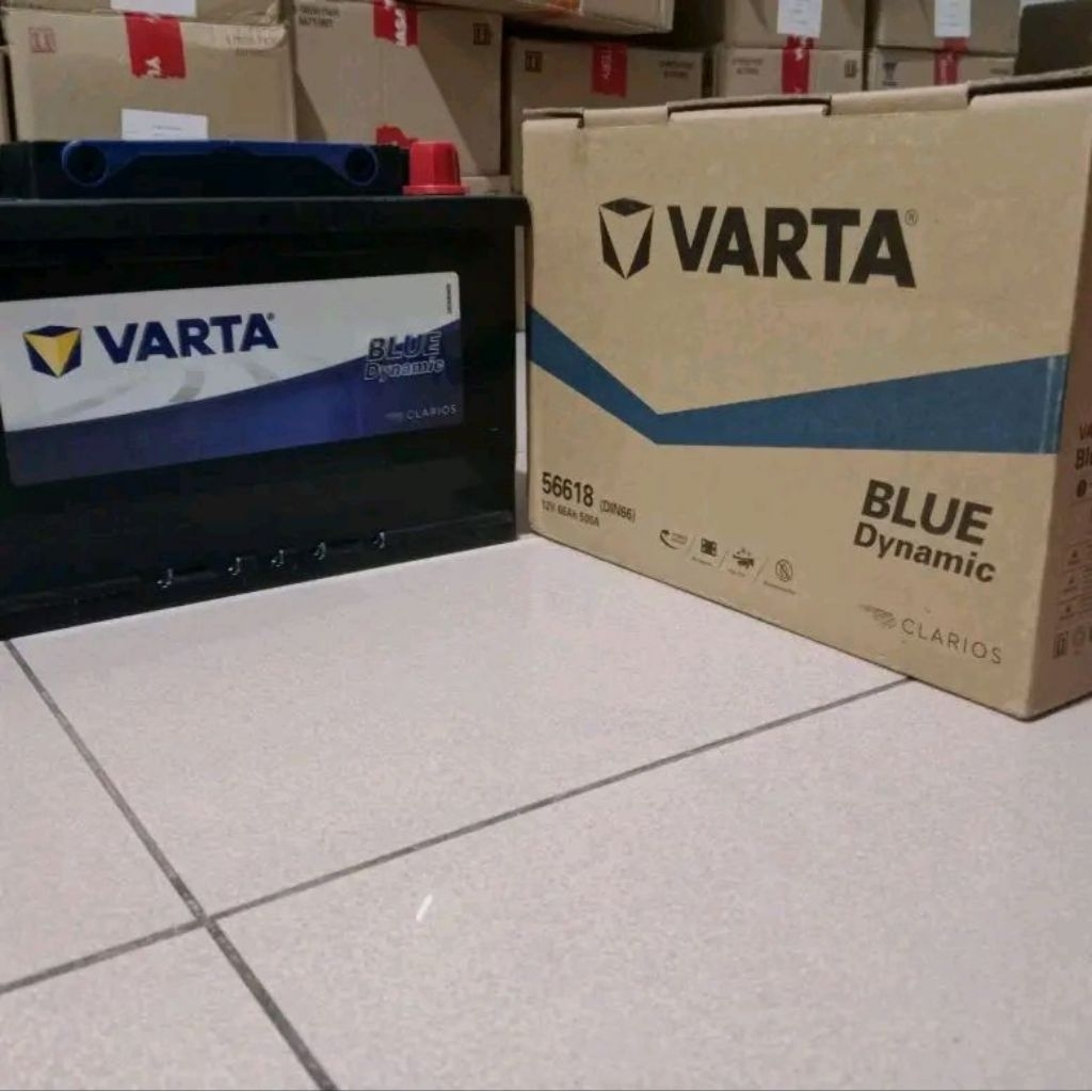 Aki Mobil Varta 56618 Fortuner SRZ Innova reborn Bensin 12V 66Ah