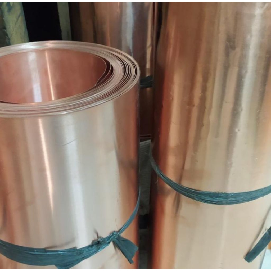 Plat Tembaga Ukuran 0,6mm x 10cm x 10cm