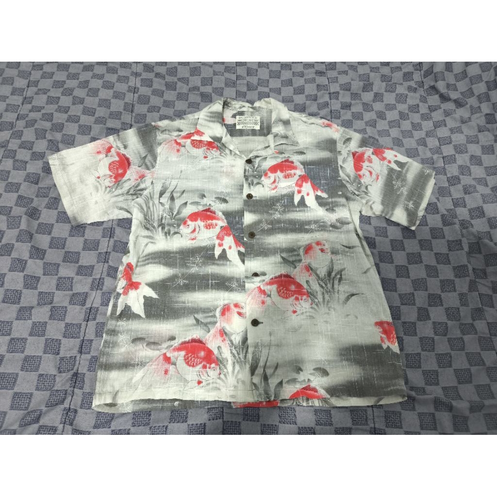 Hawaiian shirt kingyo ume Tag sunsurf