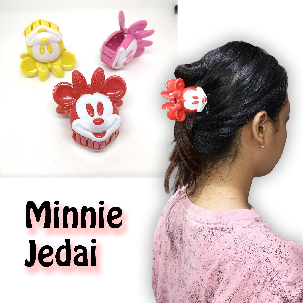HARGA/12pcs, Jedai 8cm Jepitan Rambut JUMBO Disney San Rio Grosir Murah
