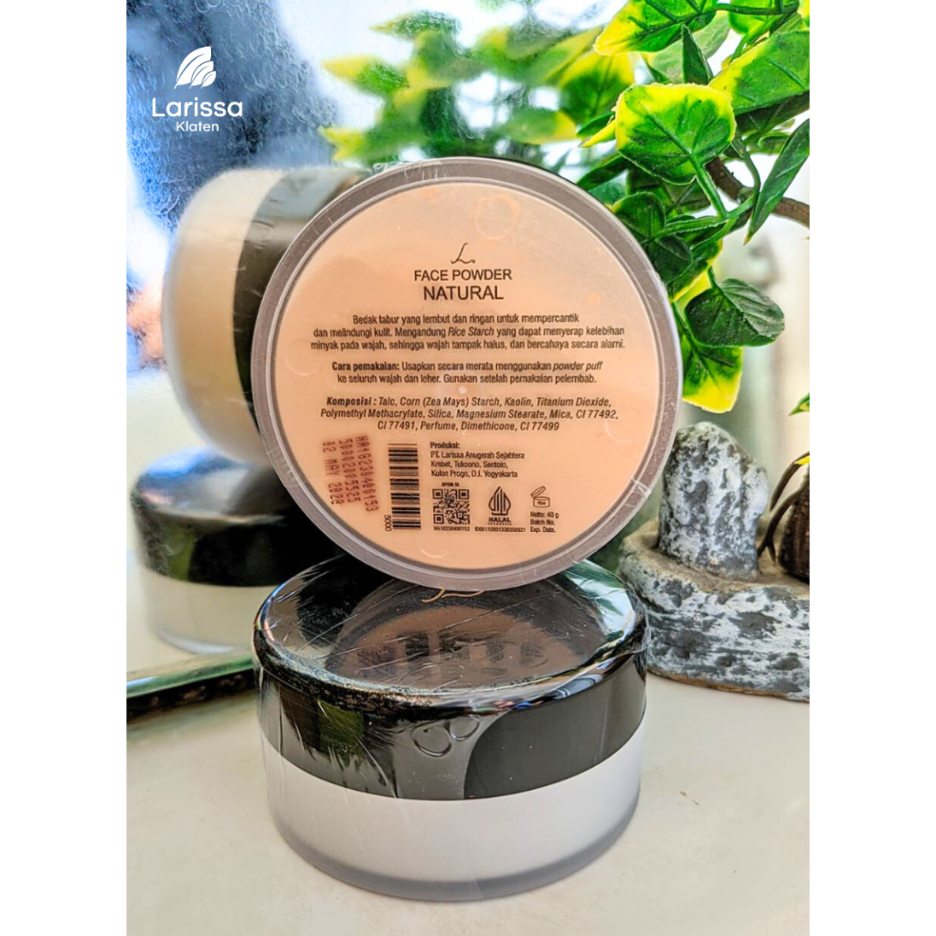 Larissa Face Powder Larissa Bedak kulit berjerawat bedak natural Larissa Aesthetic Center