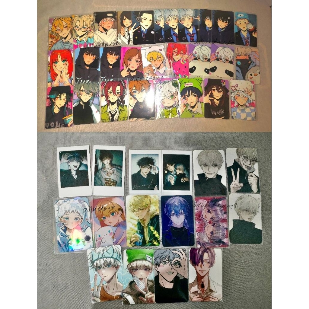 animerch photocard postcard keychain sitting figure genshin jjk hunter x hunter by 6baji di_series s