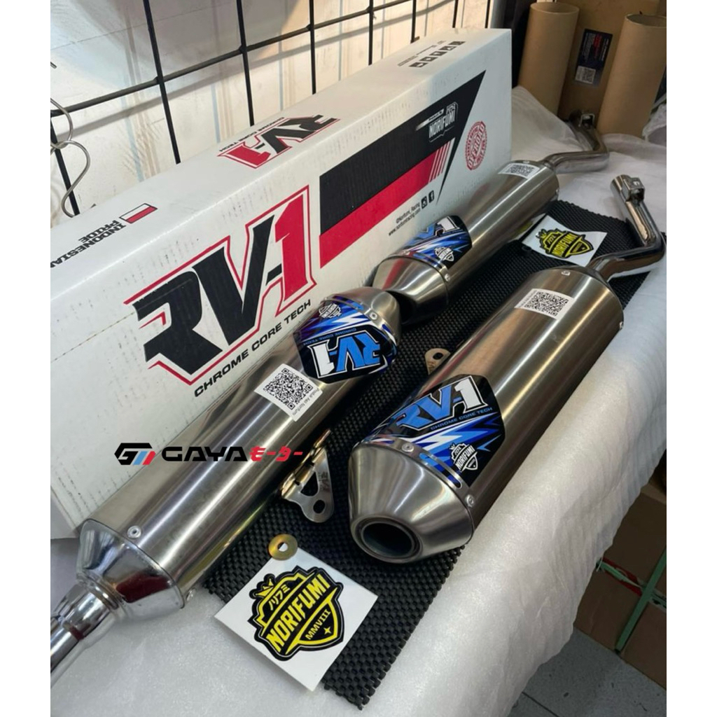 Knalpot Norifumi RV-1 N4 RV- 1 Gridz Pnp Crf 150L Klx 150L (S G Bf) Wr 155R