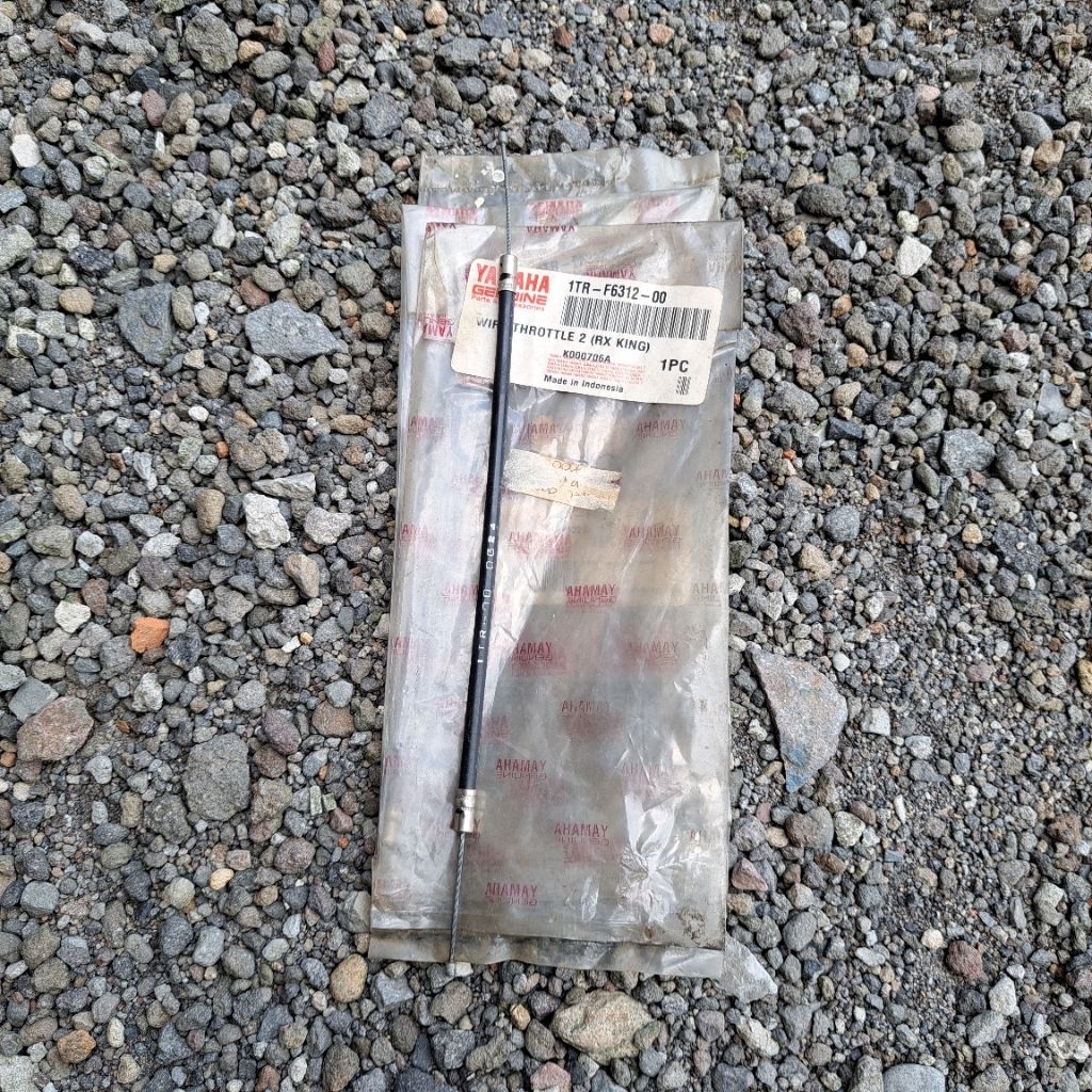 Kabel gas bawah yamaha RX KING WIRE THROTTLE 2 (RX KING) 1TR-F6312-00 Original YGP Yamaha genuin par