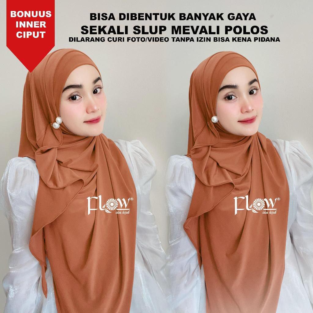 Hijab flow ORI/hijab instan FLOW/buy 1 get 3