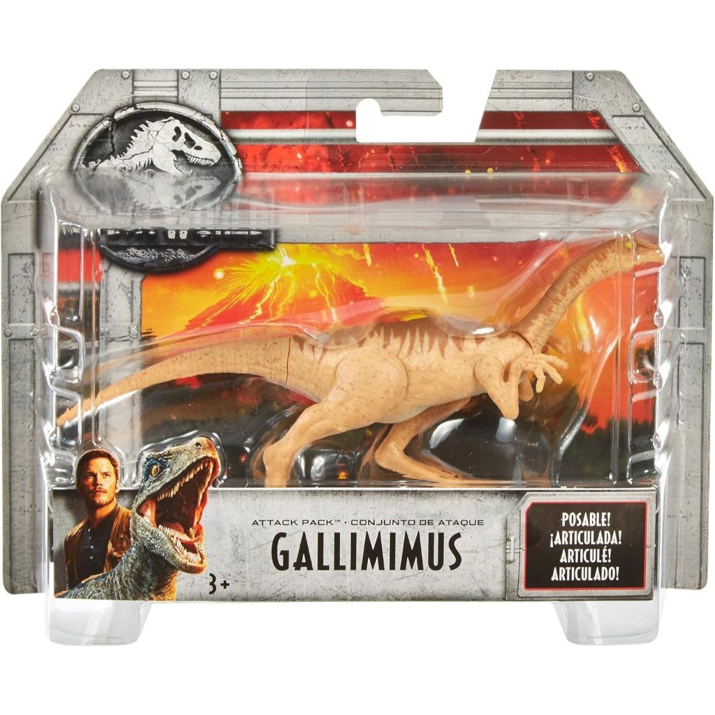 JURASSIC WORLD ATTACK PACK GALLIMIMUS