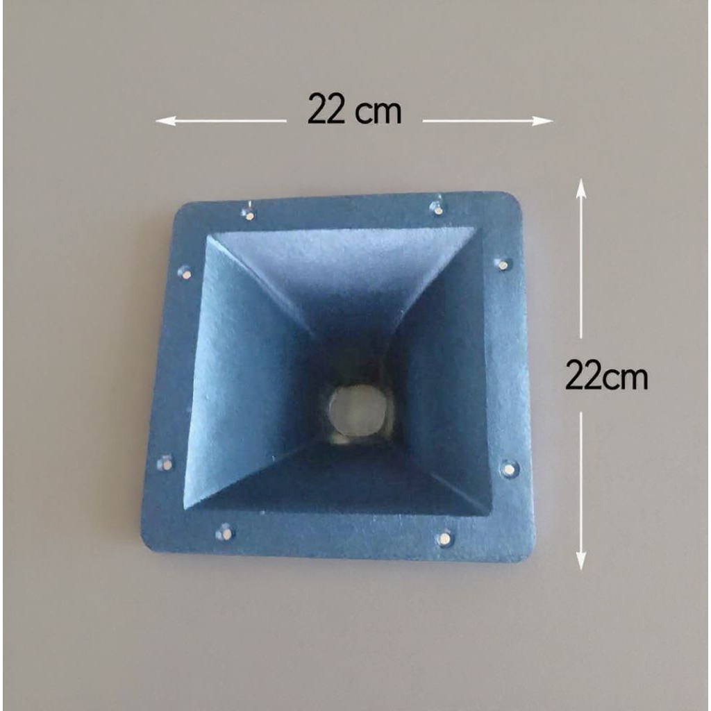 HORN TWETER ALUMINIUM 22X22 BAUT LUBANG 2IN KUSUS TWETER BAUT 1,7-3INCI