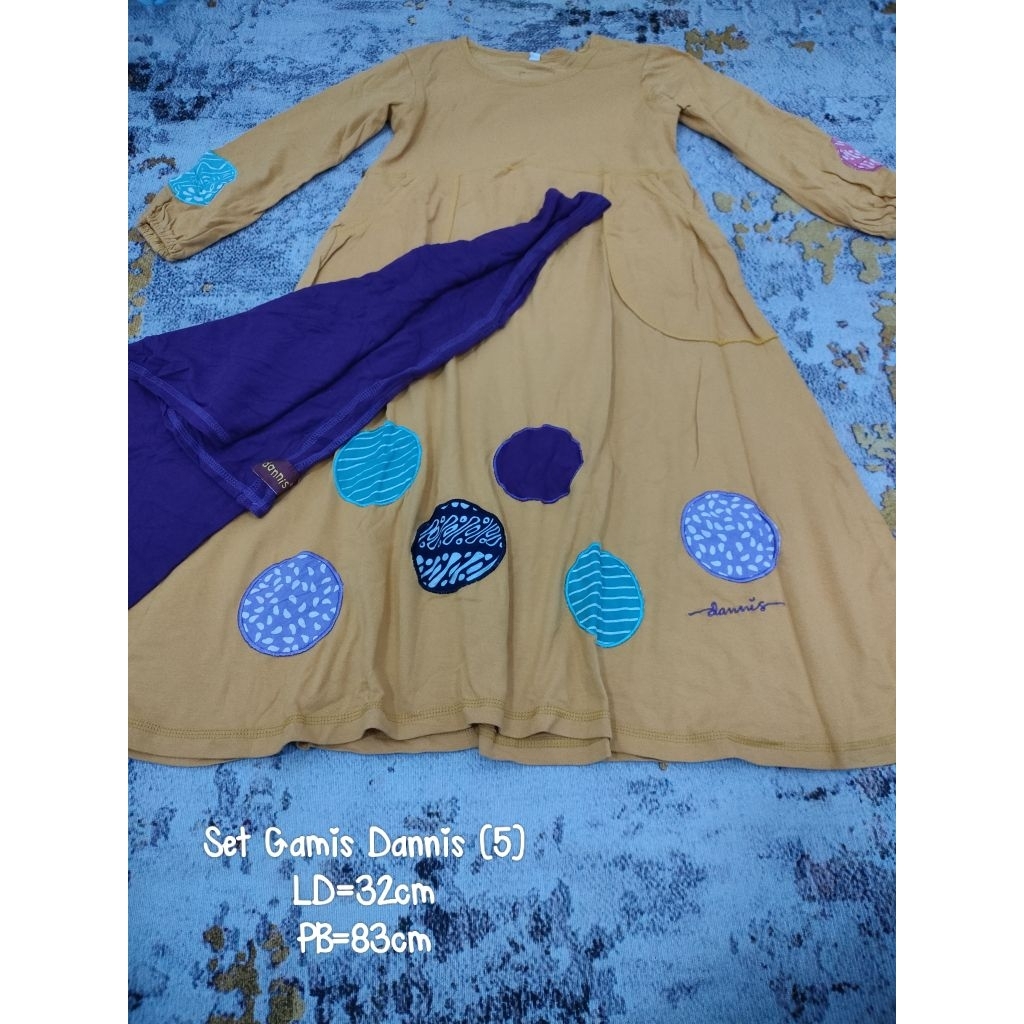 Preloved Set Gamis Anak Dannis
