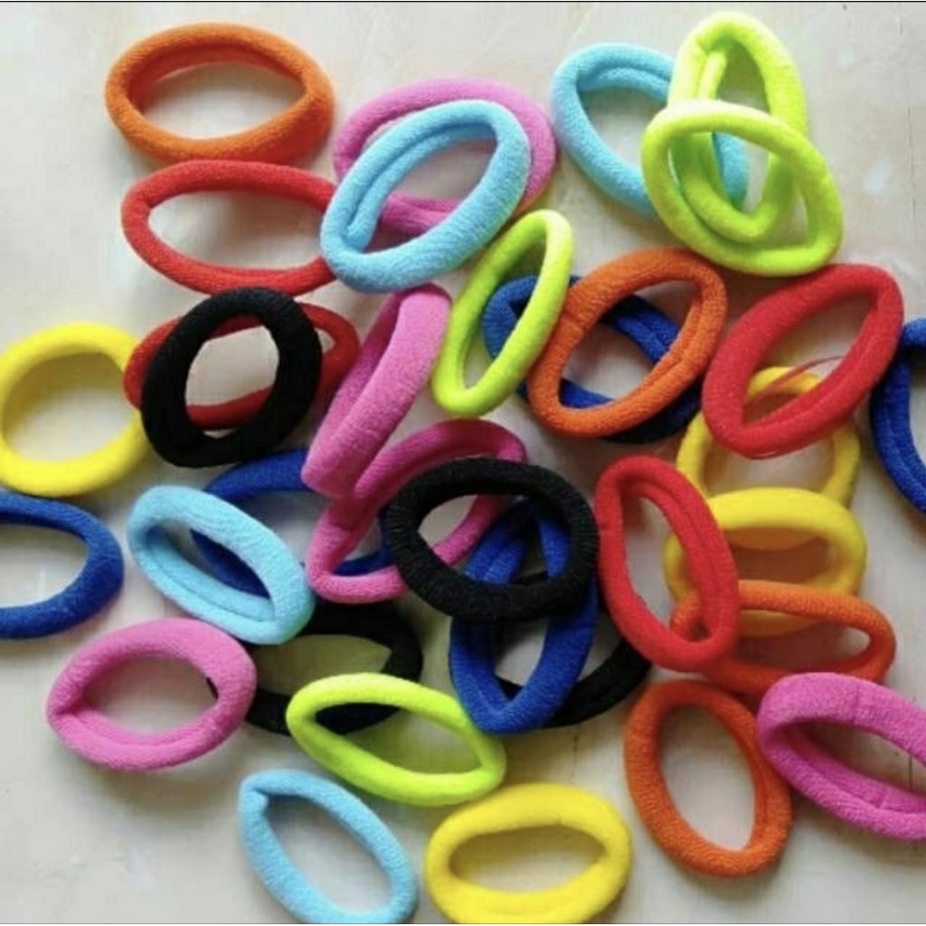 BSIKAT RAMBUT H916 ISI 200 PCS KUNCIRAN RAMBUT ANAK TALI RAMBUT ELASTIS MODEL