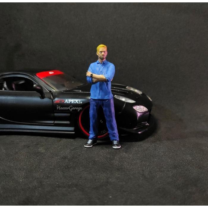 Figure Brian Paul Walker Skala 1/32 Fast And Furious Fnf Preiser Noch - S3D
