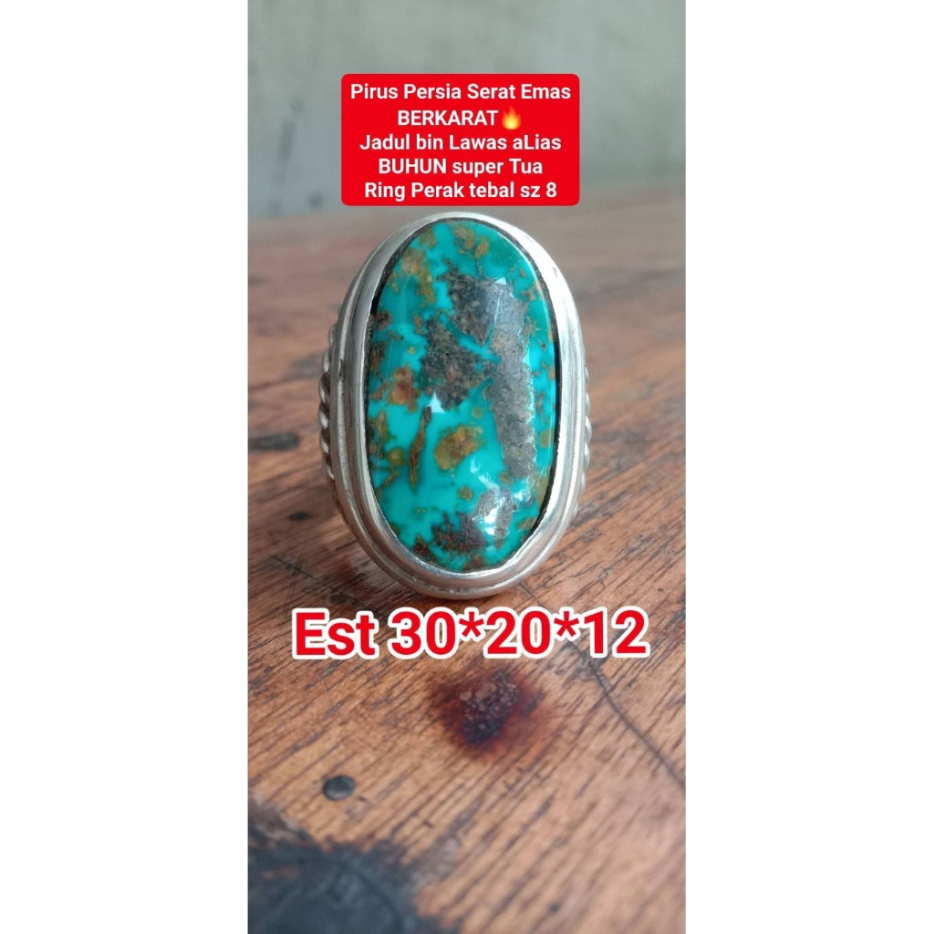 Pirus Persia serat Emas Berkarat Super Tua