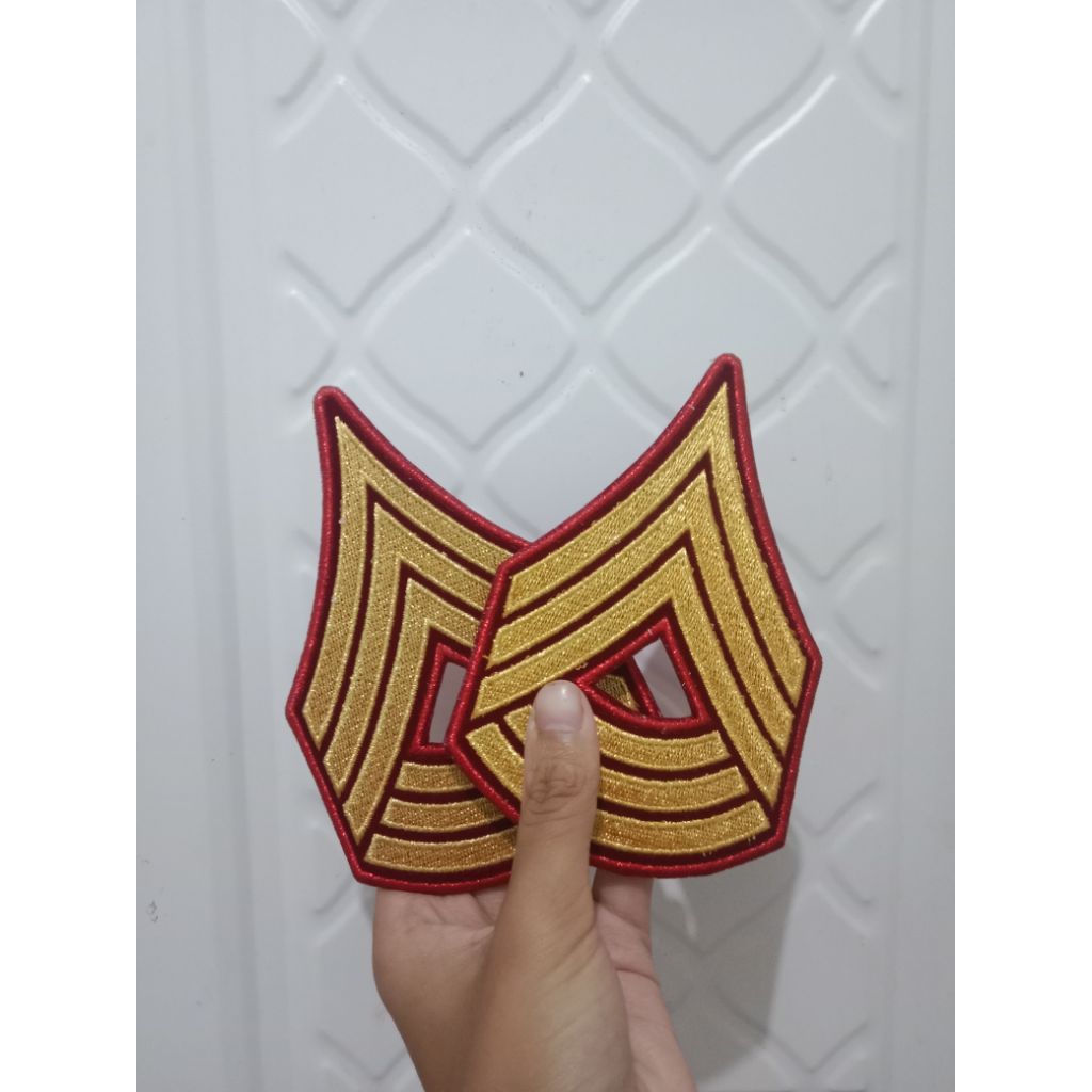 Pangkat/Chevron Taruna Akmil Akademi Militer/Akademi TNI Asli Jatah