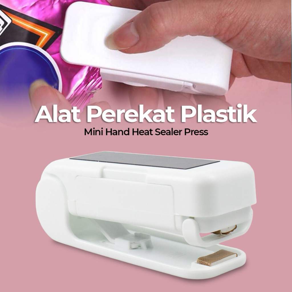 Mini Hand Heat Sealer Plastik Portable – Mesin Pres / Perekat Plastik Praktis