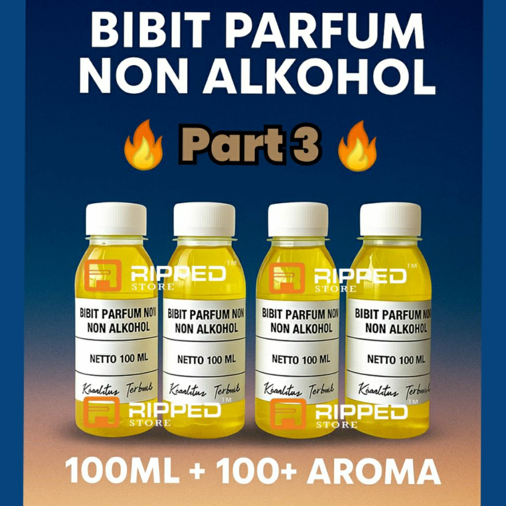 Bibit Parfum Murni 100ml Terlaris || Biang Non Alkohol || Minyak Wangi Termurah