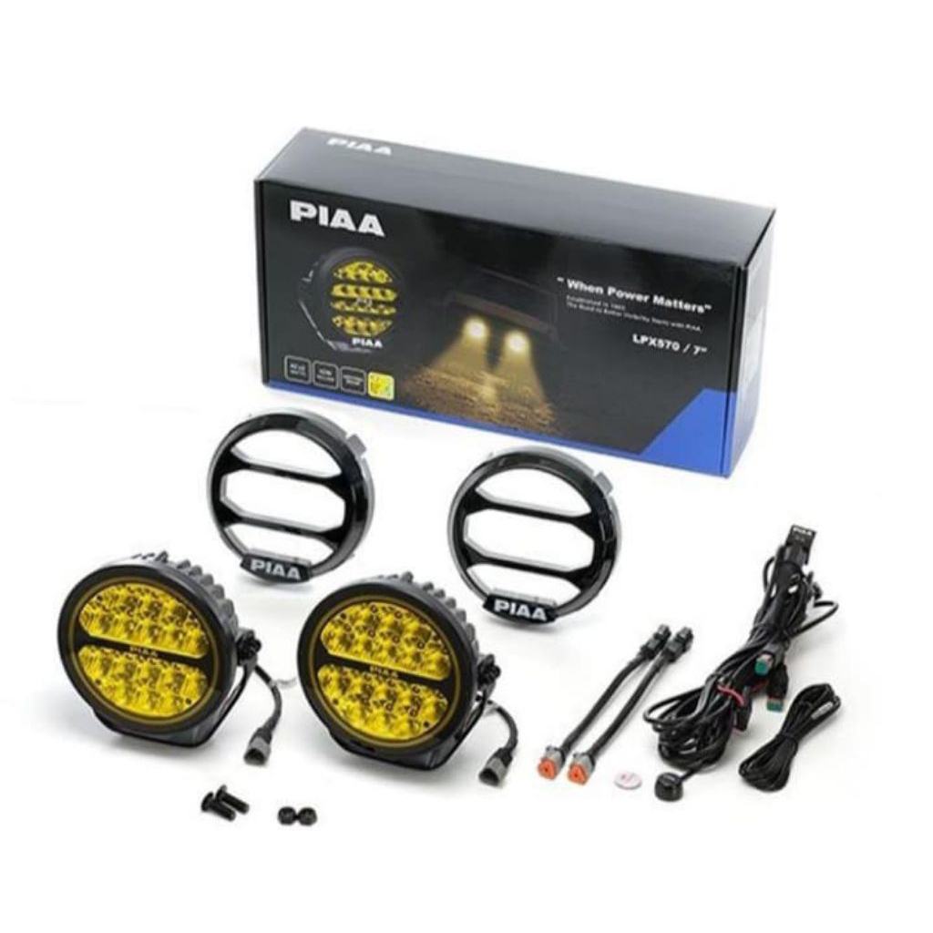 Lampu Tembak, Lampu Kabut, Lampu Sorot Mobil Offroad SUV PIAA LPX570 Yellow Original | Driving Light
