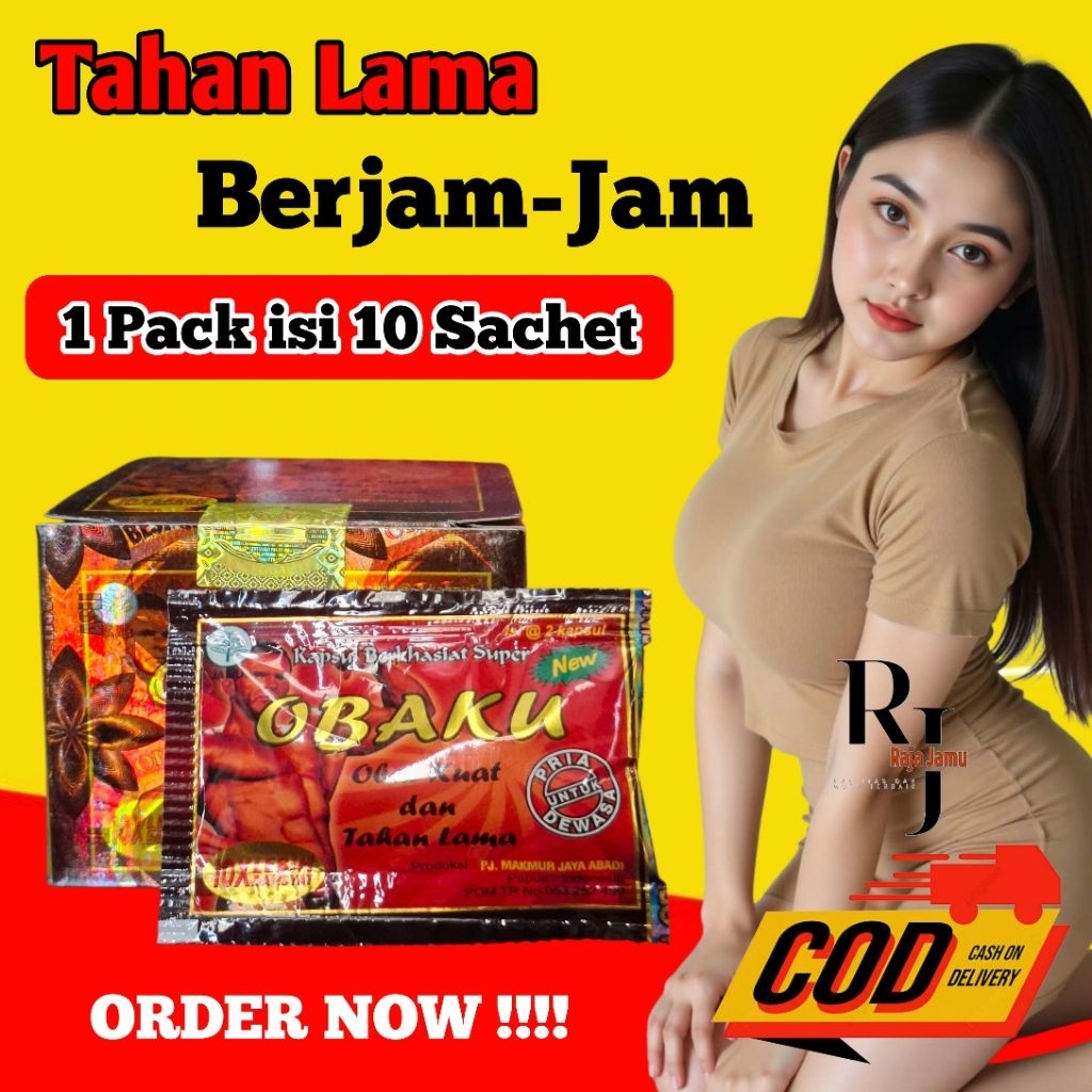 Kapsul Kuat Obaku Original Satu Pack isi 10 SACHET