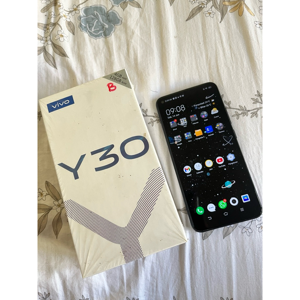 vivo y30 second