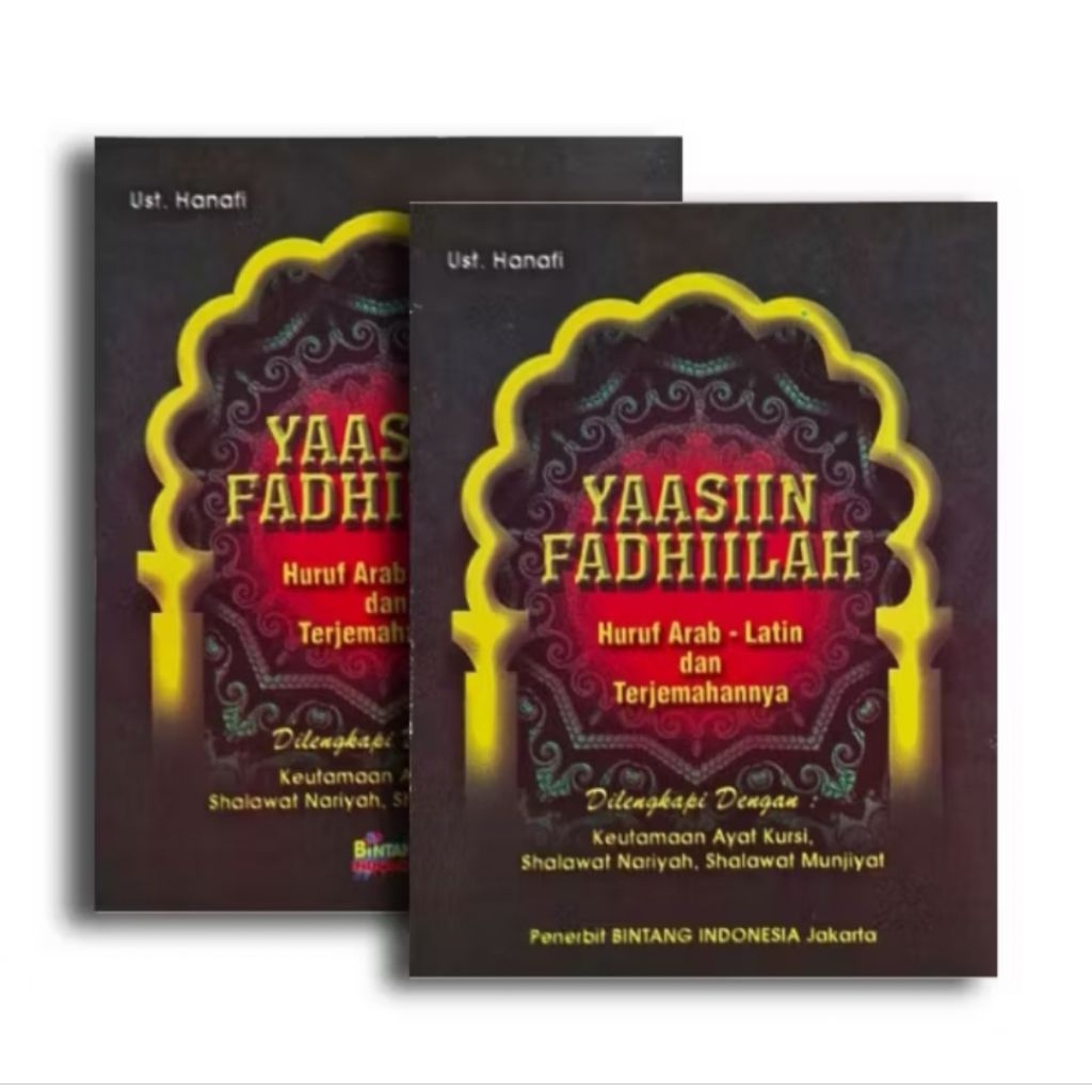 Buku Yasin Fadhilah Dilengkapi dengan Keutamaan Ayat Kursi, Sholawat Nariyah, Sholawat Munjiyat|Huru