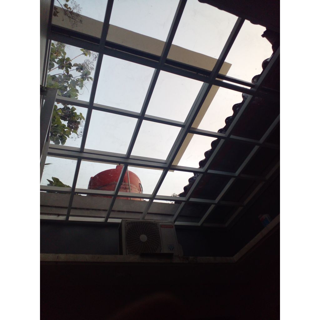 kanopi sliding transparan atap solarflat