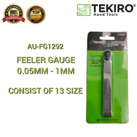 TEKIRO feeler gauge 13 blades ORIGINAL Feeler Gauge TEKIRO 13