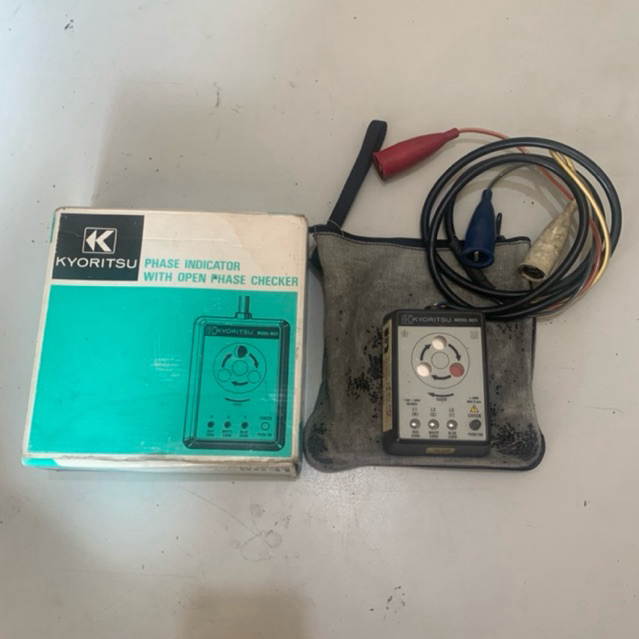 Kyoritsu 8031 Phase Indicator with Open Phase Checker second original 100% preloved murah