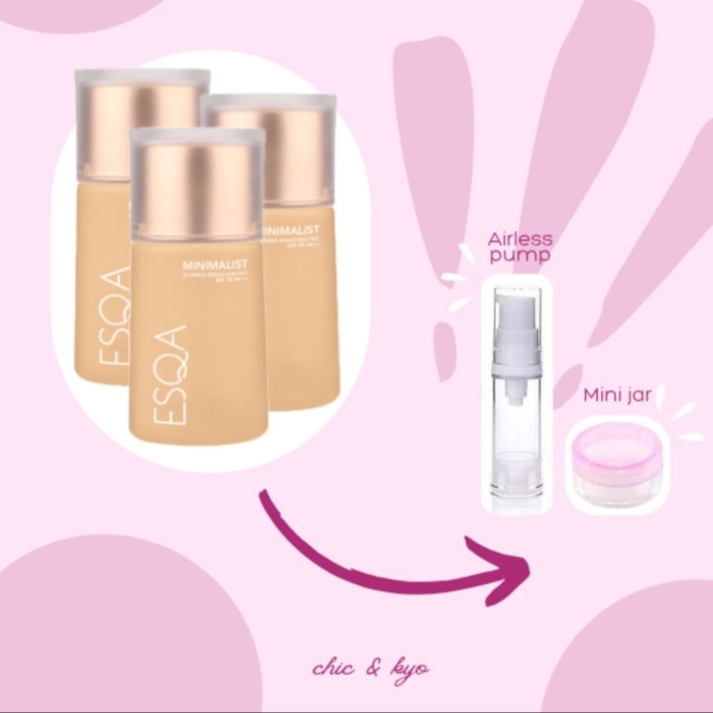 [SHARE IN JAR] ESQA Minimalist Blurring Serum Skin Tint SPF 35PA++