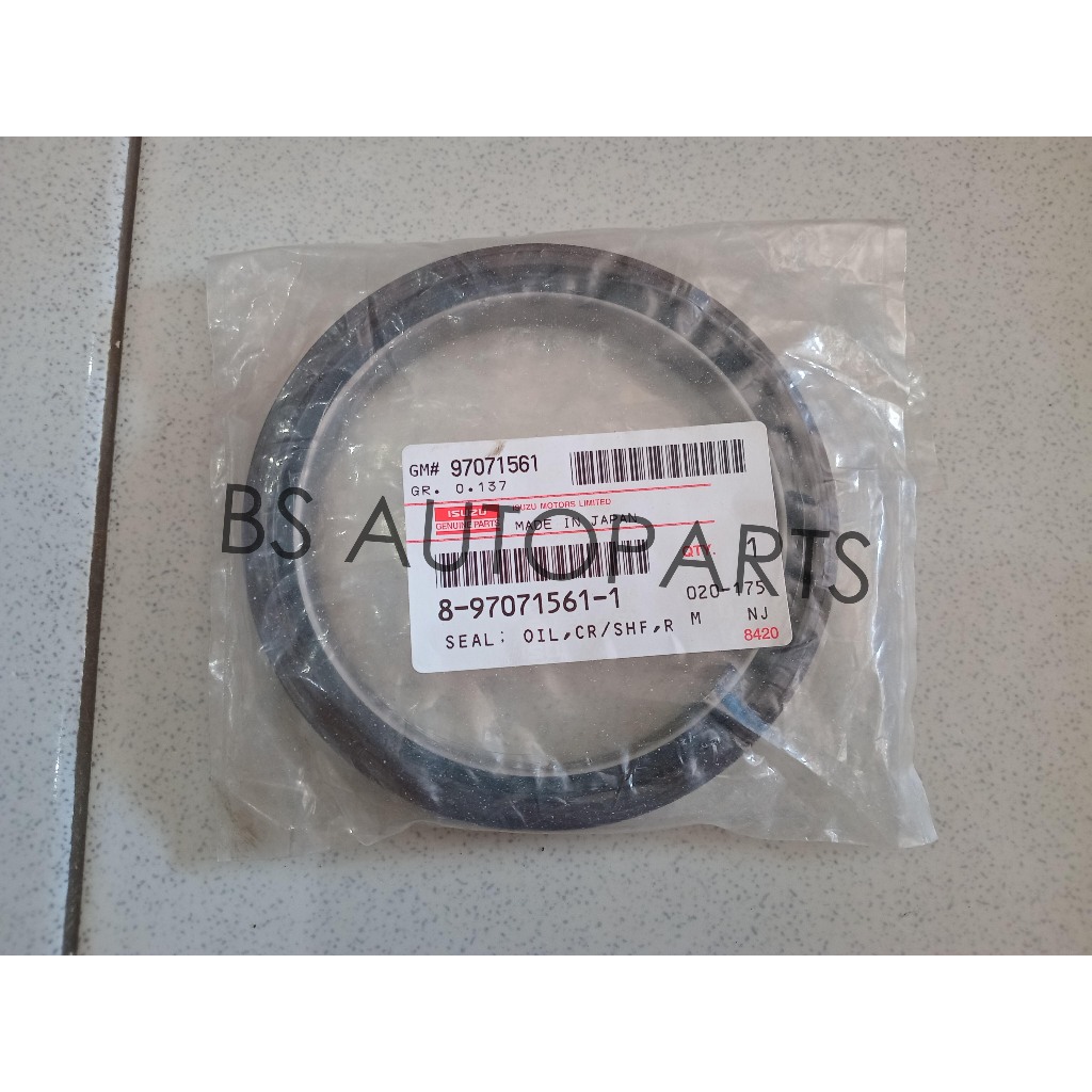 Seal Sil Rear Crankshaft As Kruk Belakang Isuzu Panther Kapsul Touring - Original