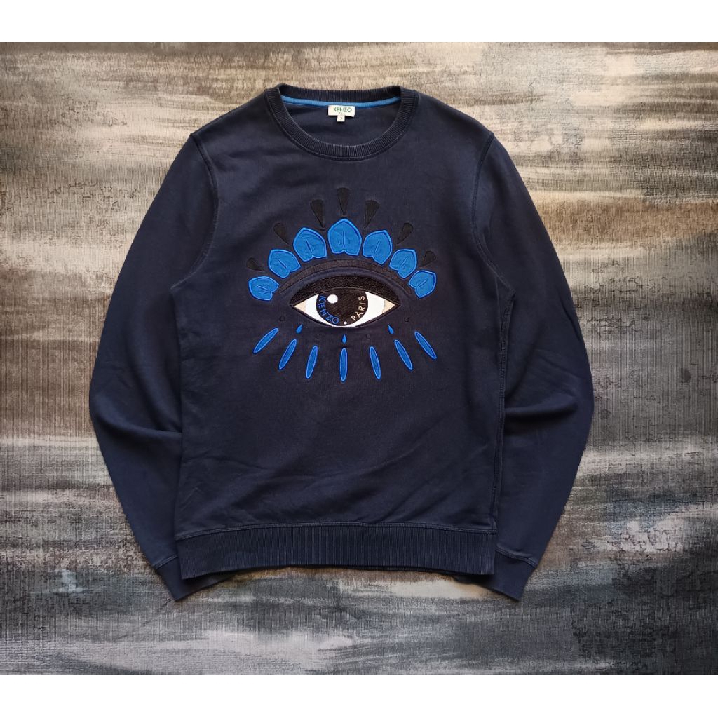 crewneck KENZO Art eye bordir original