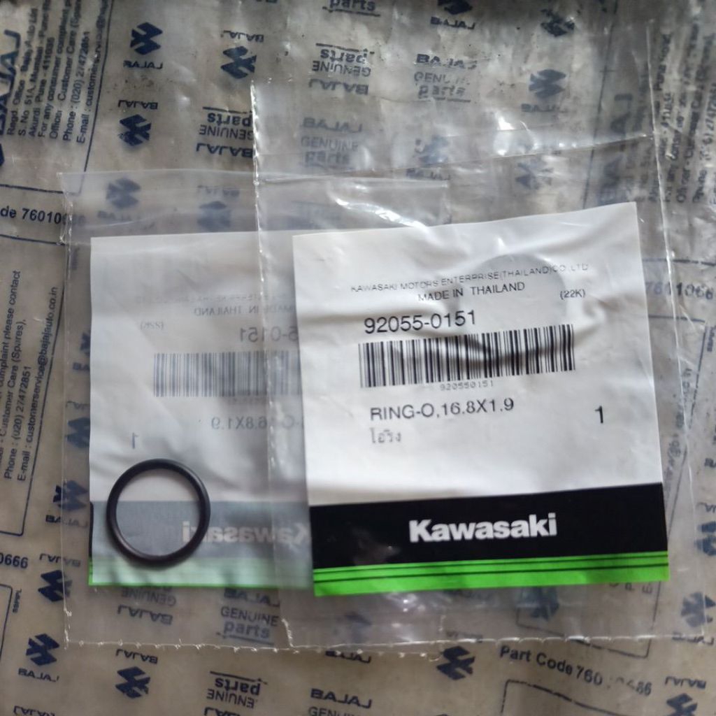 ORING GEAR DEPAN KLX150 O RING AS GEAR DEPAN KLX 150 RING-O GIR DEPAN KLX 150 ORING 16.8X1.9 92055-0