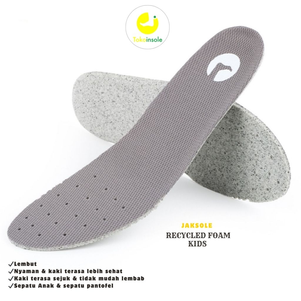 Insole Anak/Insole sepatu pantofel/Insole Recycled Foam/Insole Jaksole/Insole sepatu/Insole nyaman/I