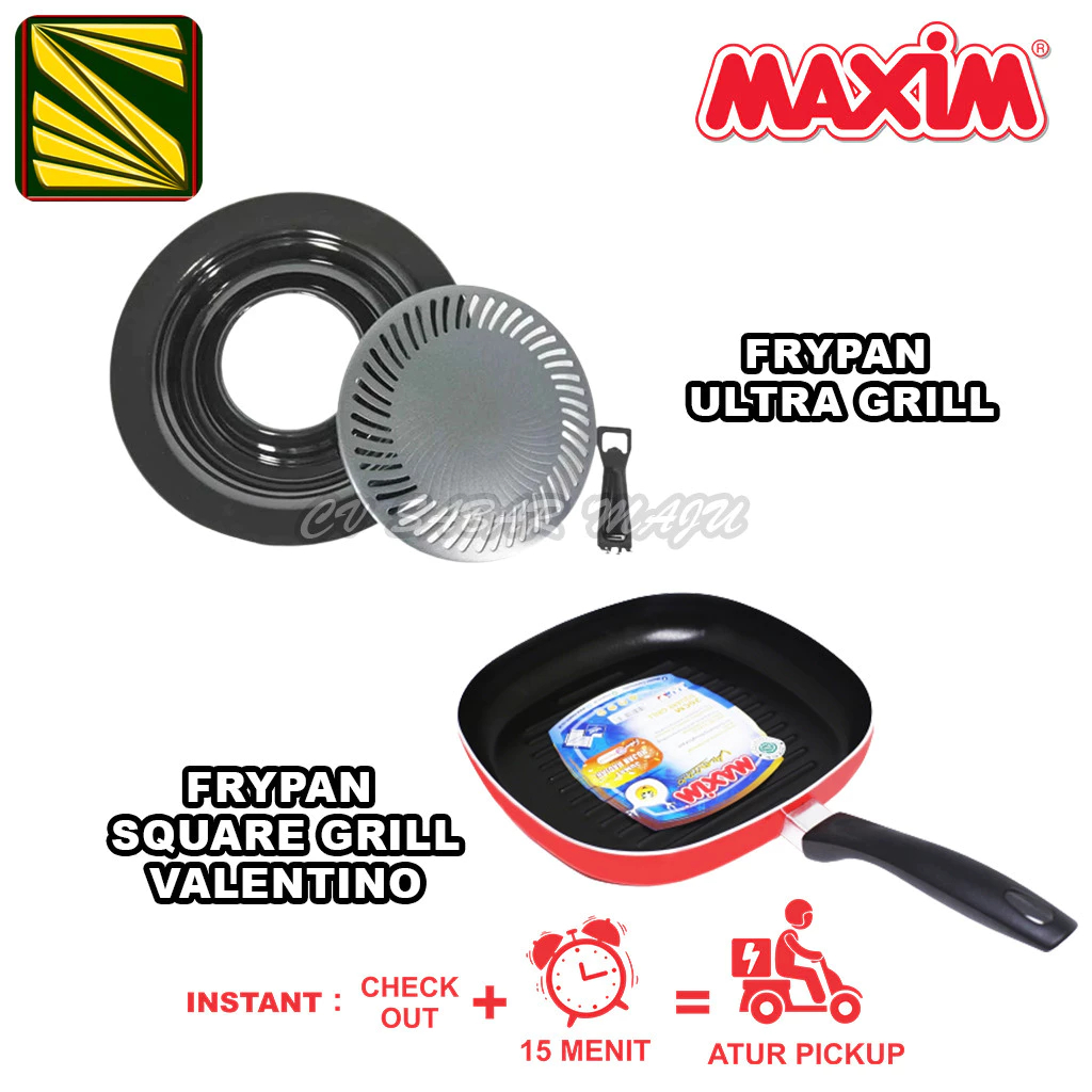 Panggangan Anti Lengket / Grill Pan Maspion 26 CM