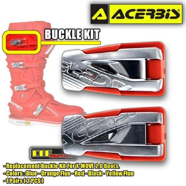ACERBIS X-MOVE BOOTS BUCKLE STRAP LOCKER KIT - KEPALA PENGUNCI TALI SEPATU TRAIL - MOTOCROSS ORIGINA