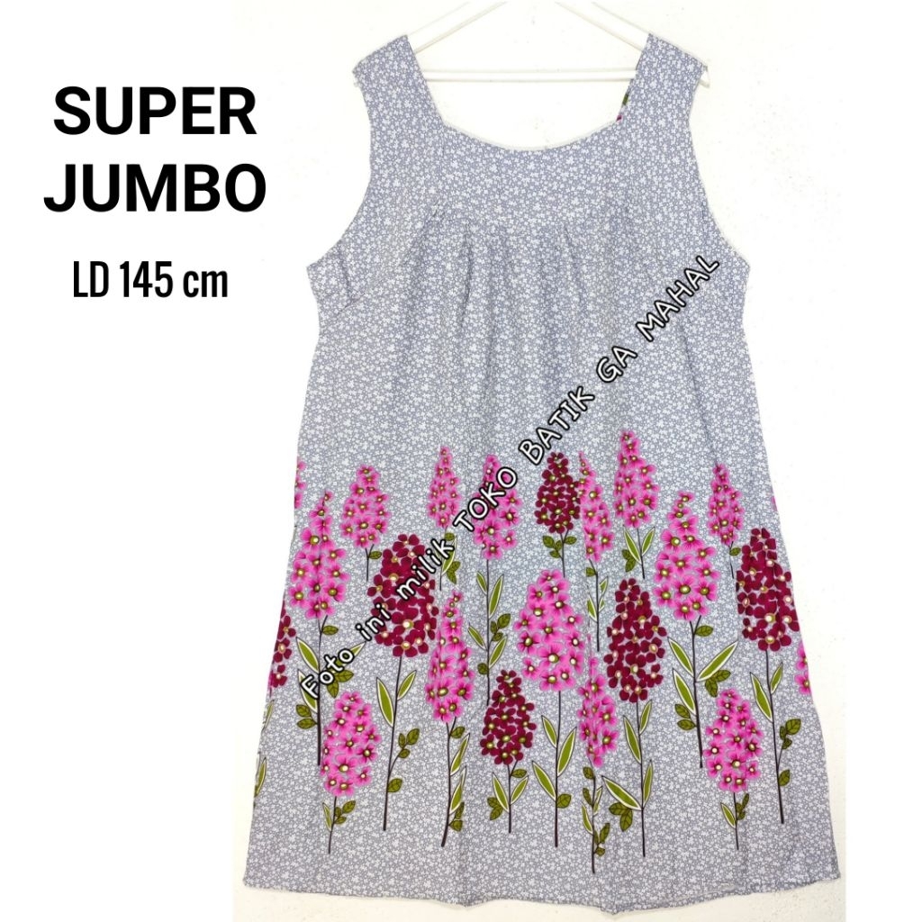 Daster yukensi dan berlengan JUMBO 6L modis adem halus merk HAP ori murah 300@21@ 300@22@