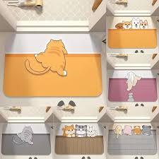 Keset Kamar Mandi Anti Slip/ Keset Kamar Mandi Karakter/ Keset Gambar kucing