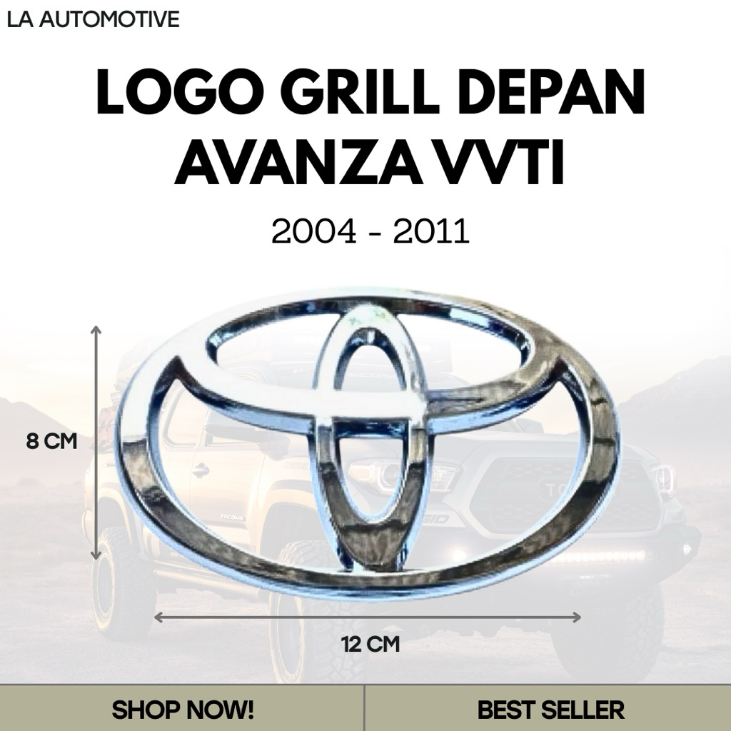 LOGO GRILL DEPAN AVANZA VVTI 2004-2011