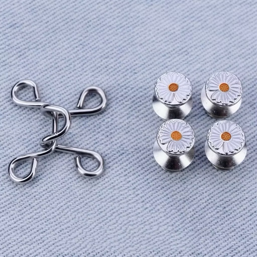 Acc Kancing Celana Kebesaran Bunga Daisy Kancing Jeans Kebesaran Kancing Jeans Kedodoran Kancing Pen