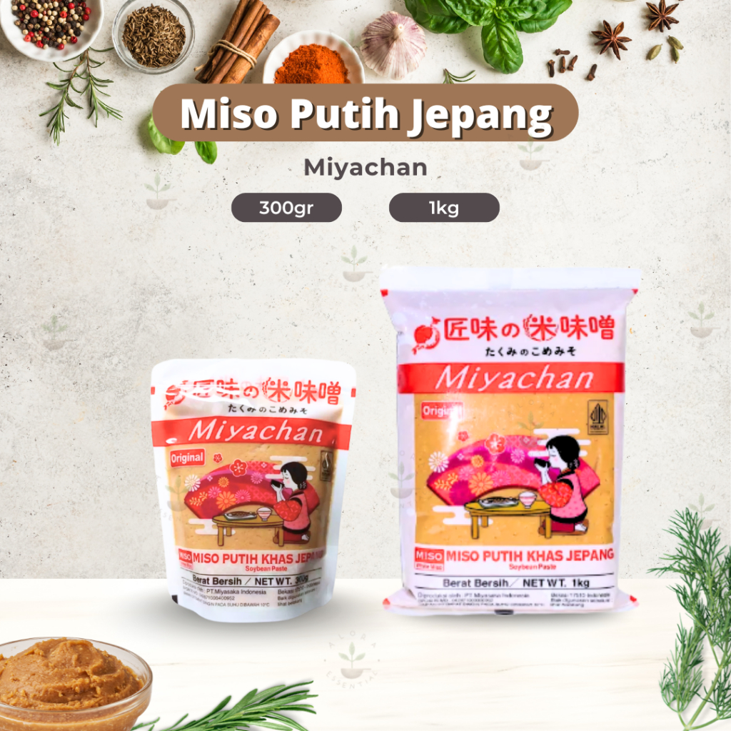 Miyachan Pasta Miso Putih Halal - Shinshuichi Mikochan Miyachan Miso Soup - Tauco Ala Jepang untuk S