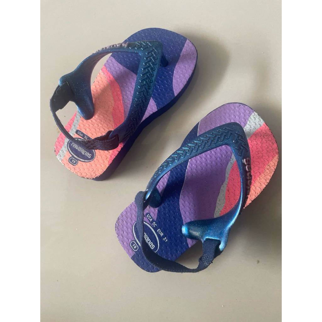preloved sendal anak Havaianas no 19