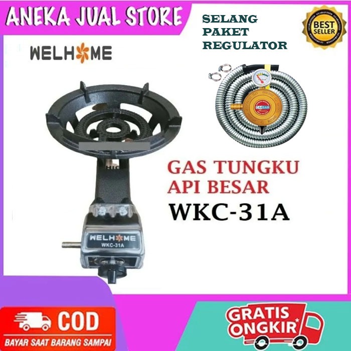 KOMPOR COR WELHOME WKC-31A-TEKANAN RENDAH