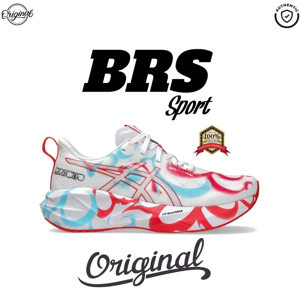 Running Shoes Asics Novabalst 5 White Corall Reef TOKYO Original