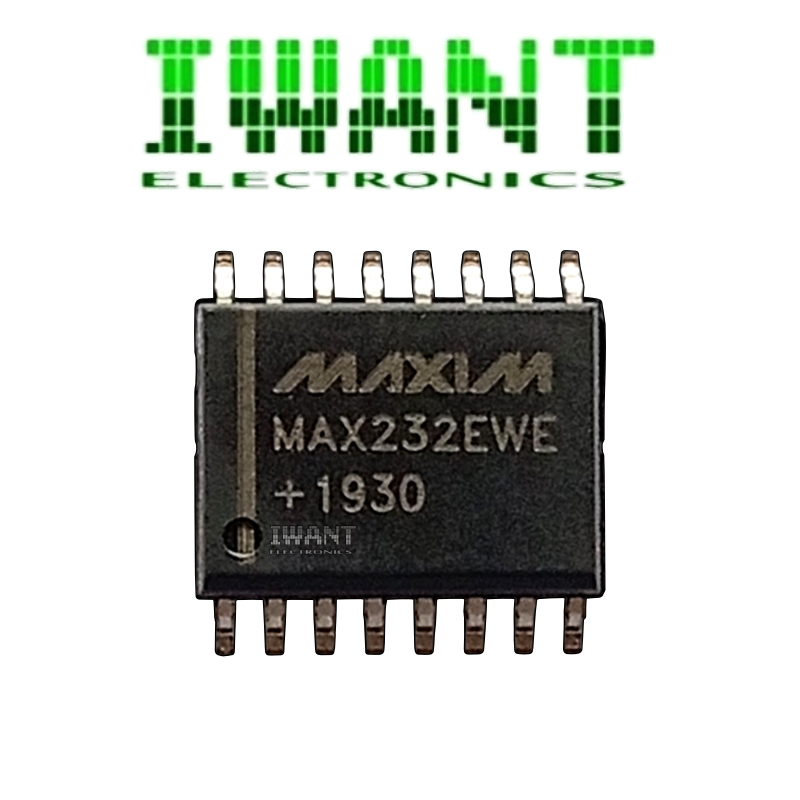 MAX232 IC MAX232EWE SMD LEBAR MAX 232EWE IC MAXIM MAX232 SMD