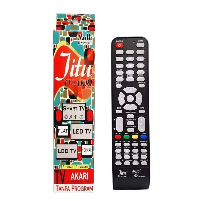 ORIGINAL REMOTE TV AKARI MULTI REMOTE SMART TV AKARI REMOT LED LCD TV AKARI RIMOT TV AKARI