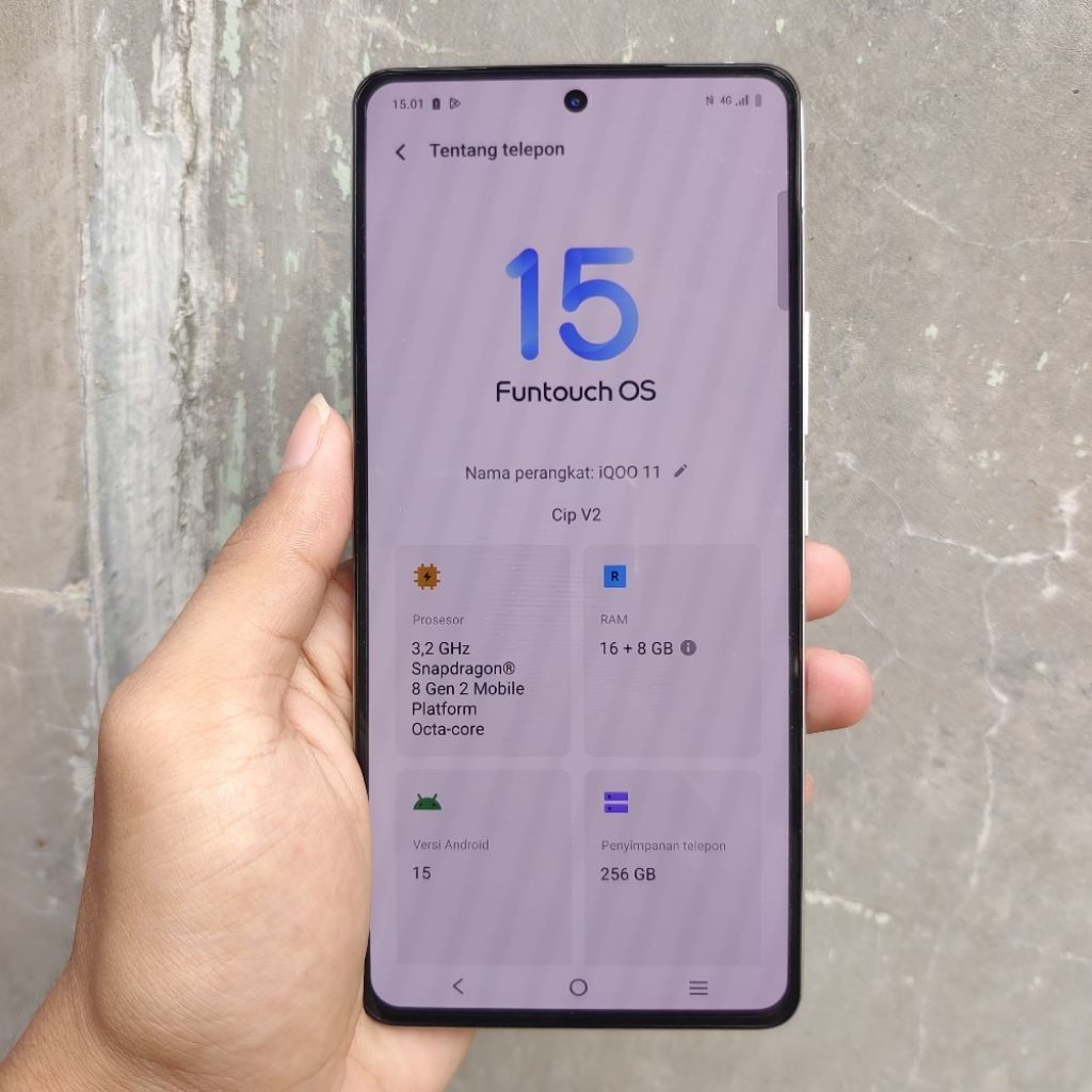 IQOO 11 16/256 Second Fullset Mulus Murah