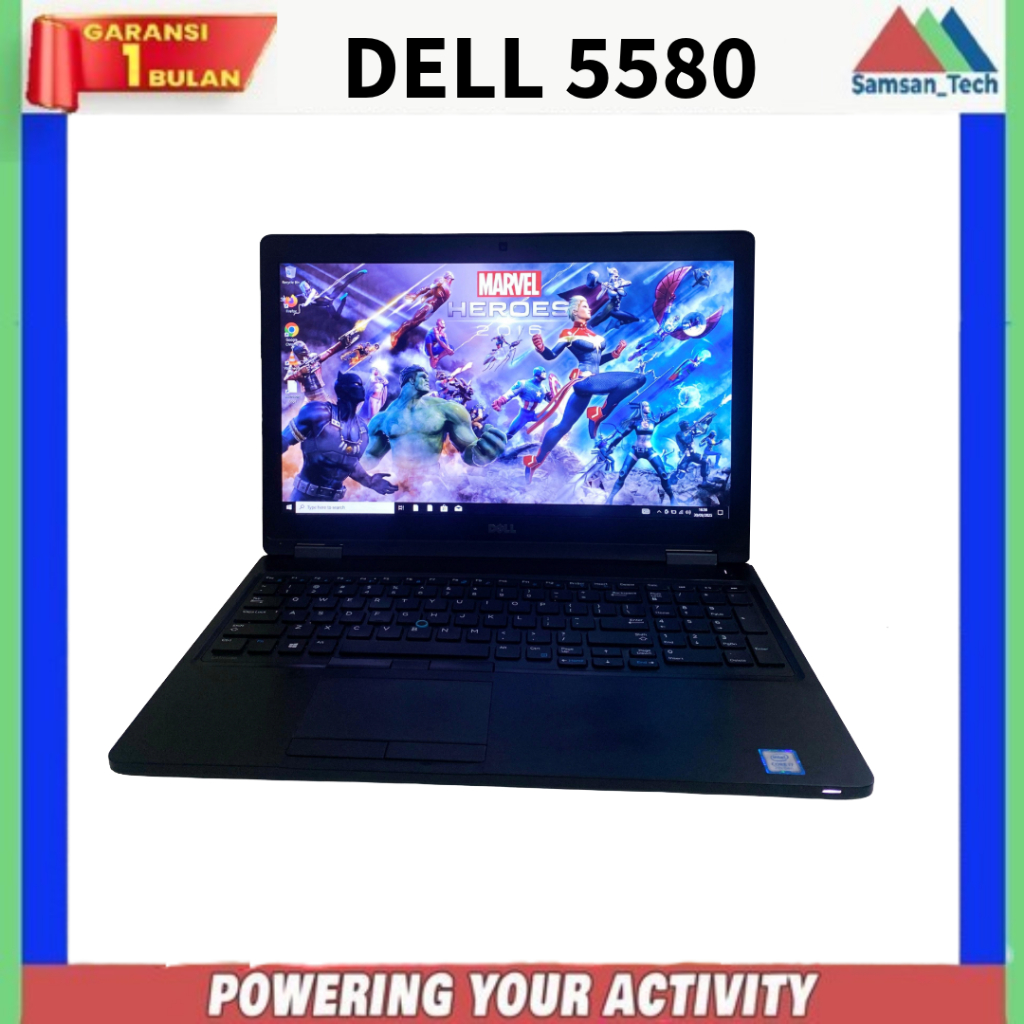 Dell Latitude 5580 5590 i7 Gen7 RAM 16GB SSD 512GB Layar 15Inch