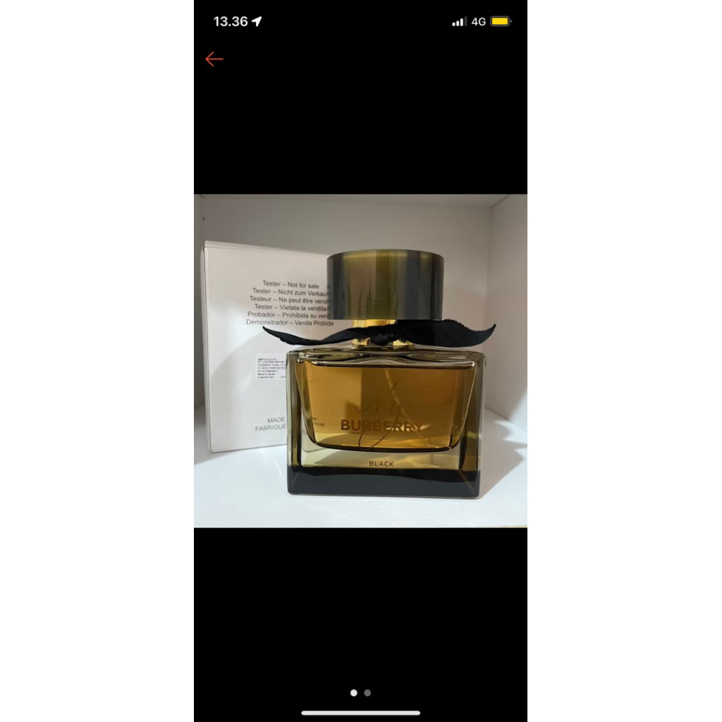 my burberry black edp parfum preloved