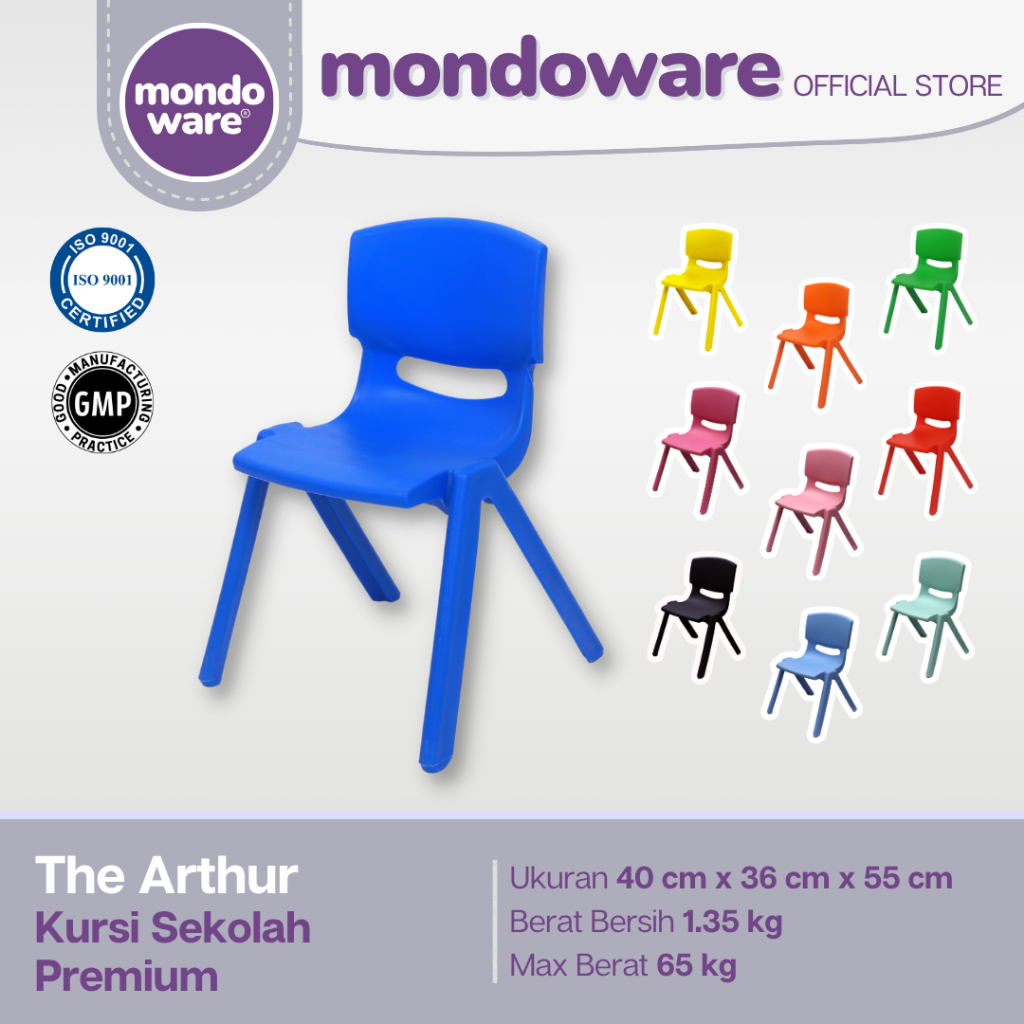 Mondoware Kursi Anak/Kursi Belajar/Kursi Les/Kursi Sekolah Tk/Kursi Paud/Kursi Sd/Kursi Pesta