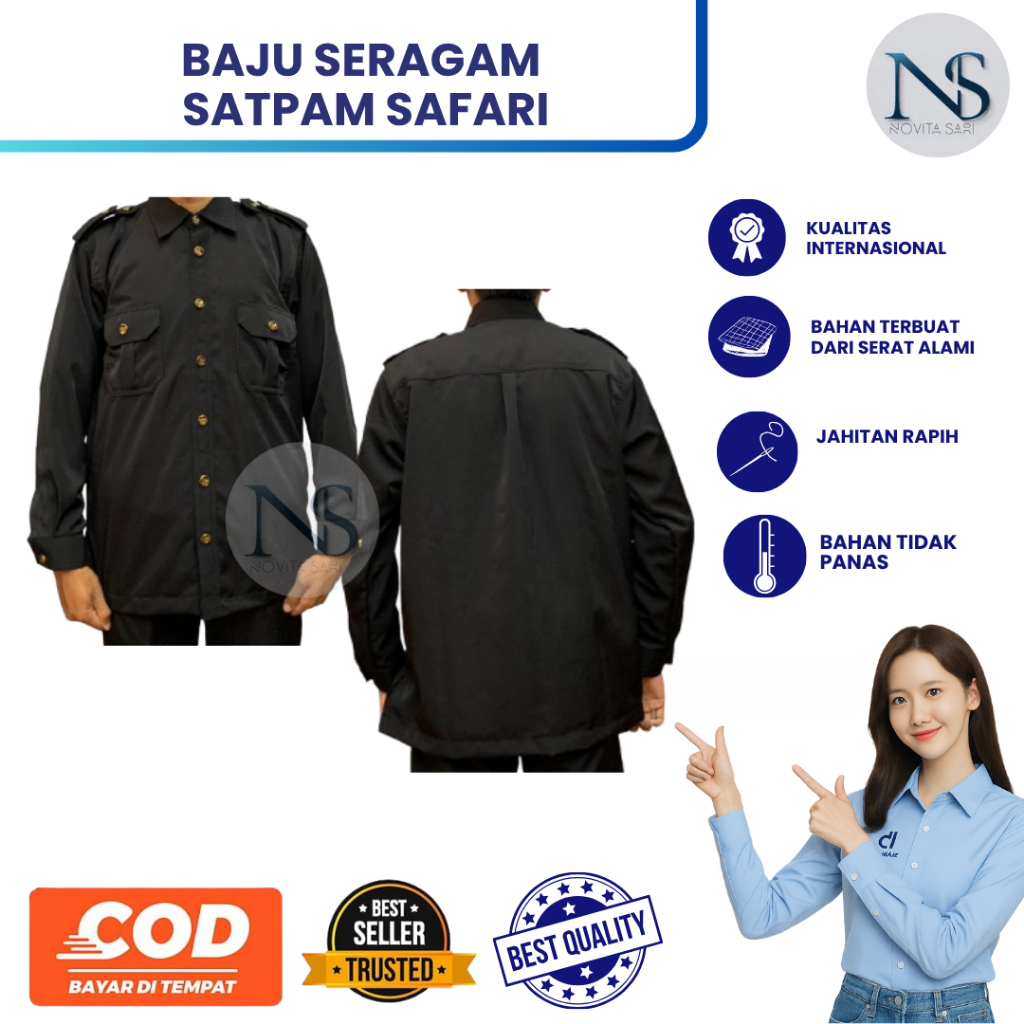 SATPAM SAFARI BAJU  SERAGAM SATPAM SAFARI  BAJU SERAGAM SATPAM SAFARI  BAJU
