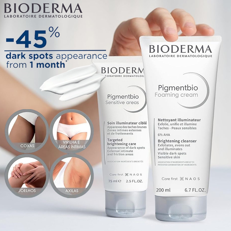 Bioderma Pigmentbio Brightening Cream for Sensitive Areas 75m / Krim Pencerah untuk Area Sensitif / 