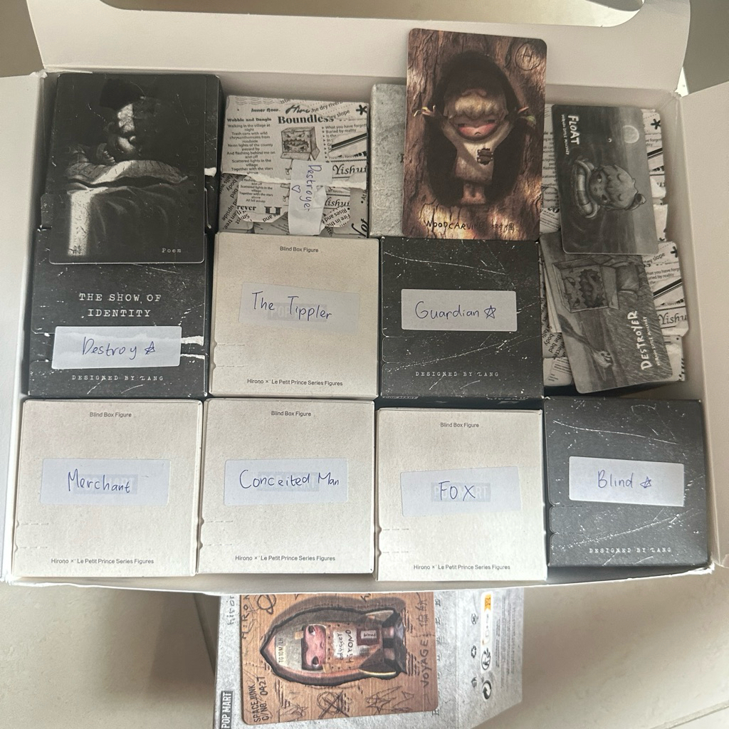 ‪WTS hirono‬  ‪voyage‬ ‪blind‬ ‪the fox‬ ‪conceited man‬ ‪merchant‬ ‪destroyer‬ ‪guardian‬ ‪the tipp