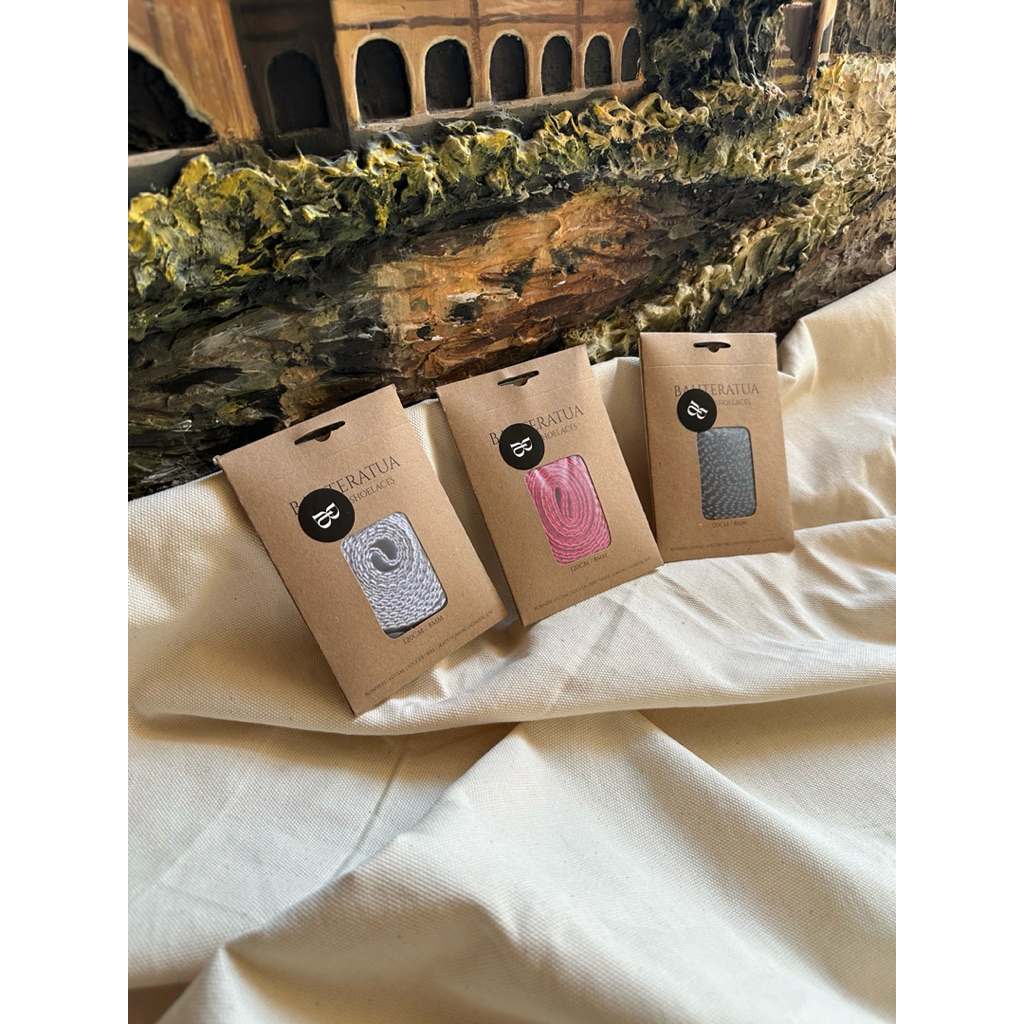 Futsal Tali Sepatu Reflektif Bahteratua Datar Pink Putih Running Futsal Soccer Padel